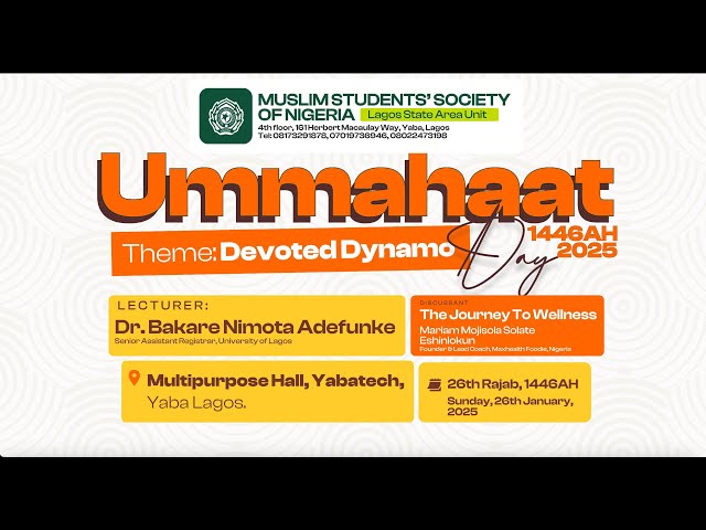 Ummahaat Day 1446AH: Devoted Dyanmo