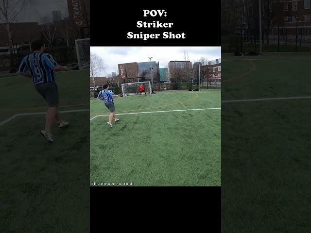 POV: Sniper Shot 🎯#football #goalkeeper #soccer