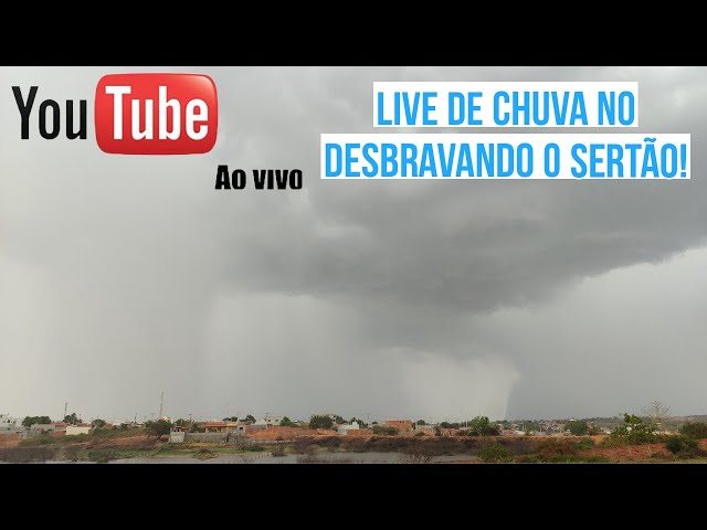 Chuva ao vivo no Desbravando o Sertão