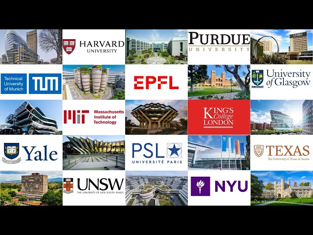 Top 100 Universities In The World Ranked