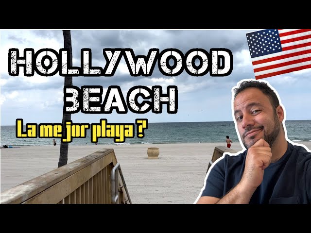 HOLLYWOOD BEACH , Lo que Nadie te DICE de Esta Playa en Florida!