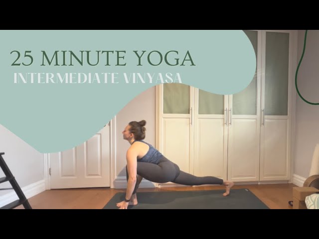 25 MINUTE BARE BONES INTERMEDIATE VINYASA | YOGA FLOW IN 25 MINUTES