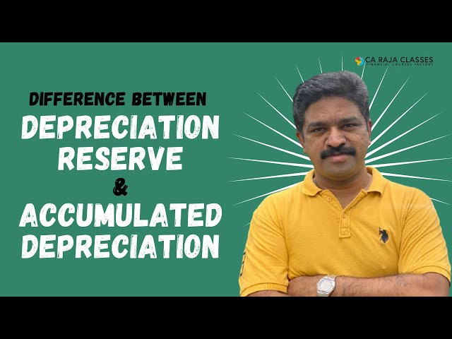 Difference between Depreciation Reserve & Accumulated Depreciation | Banking Credit Analysis Process