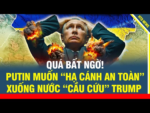 Quá bất ngờ! Putin muốn hạ cánh an toàn, xuống nước 'thương lượng khó khăn' với ông Trump về Ukraine