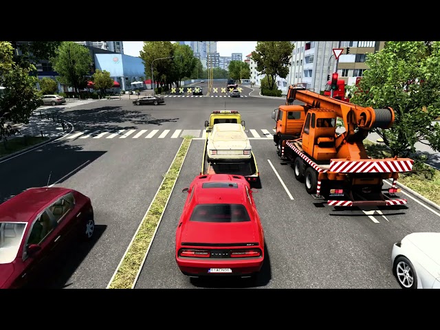 DODGE CHALLENGER 5.8 V6 EURO TRUCK SİMULATOR 2 BALKAN DLC - LOGİTECH G29