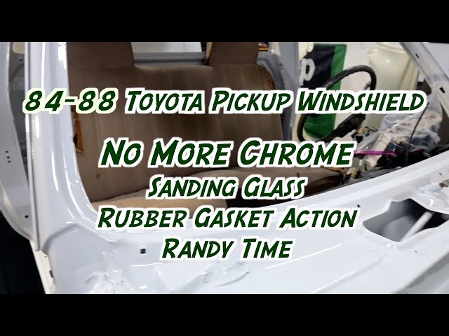 84-88 Toyota Pickup Paint - Windshield-Rubber Gasket - Randy and Birds