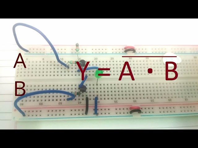 NAND and NOR logic Gate using Transistor