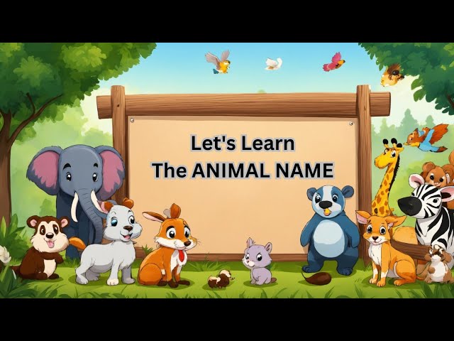 Animals with names and sounds|different types of animals name|animal names@ChuChuTV