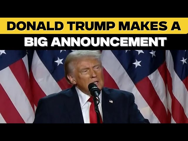 Trump LIVE | Donald Trump Makes Big Announcement | Trump Latest News Live | Trump Speech | US News