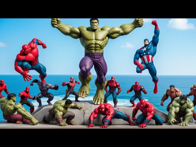 TEAM SUPERHERO RESCUE FAMILY SPIDERMAN vs FAMILY HULK, SUPER-GIRL, SUPER MAN | LIVE ACTION STORY #13