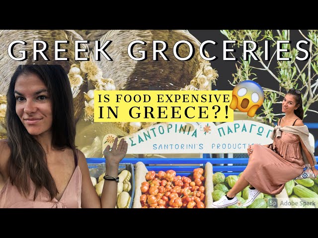 VISITING GREEK GROCERY STORE - Is living in Greece expensive?!