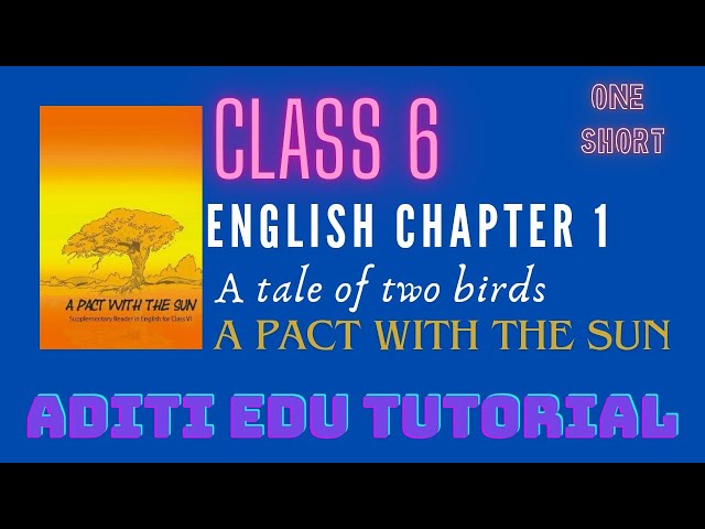 class 6 ENGLISH chapter 1 NCERT