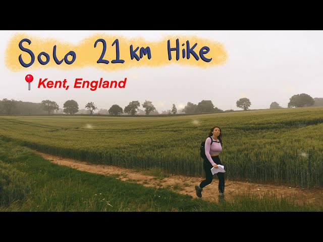 Get Ready + Come Hike With Me 🥾 21KM Solo Hike in Kent