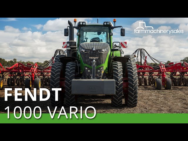 Fendt 1000 Vario tractors launched