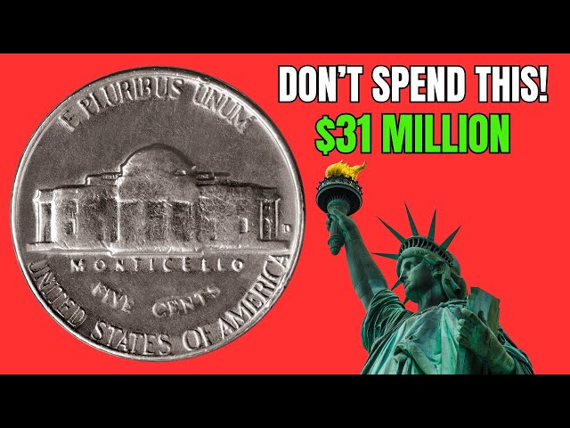 DON'T SPEND THESE VALUABLE MONTICELLO FIVE CENT NICKELS THAT COULD BE A MILLIONAIER!