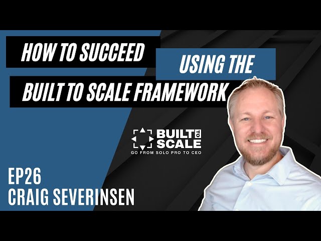 How to Grow Your Business with the Built to Scale Framework | Built to Scale