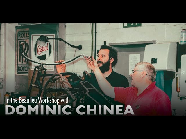 DOMINIC CHINEA TOURS THE NATIONAL MOTOR MUSEUM WORKSHOP | INTERNATIONAL AUTOJUMBLE