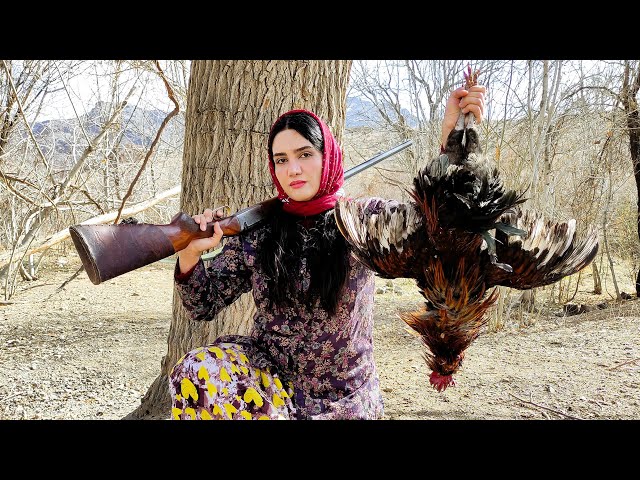 Village Lifestyle Iran: Amazing Cooking & Donkey Riding By A Girl