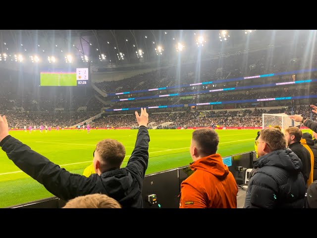 Wolves fans at Spurs away (29/12/24)