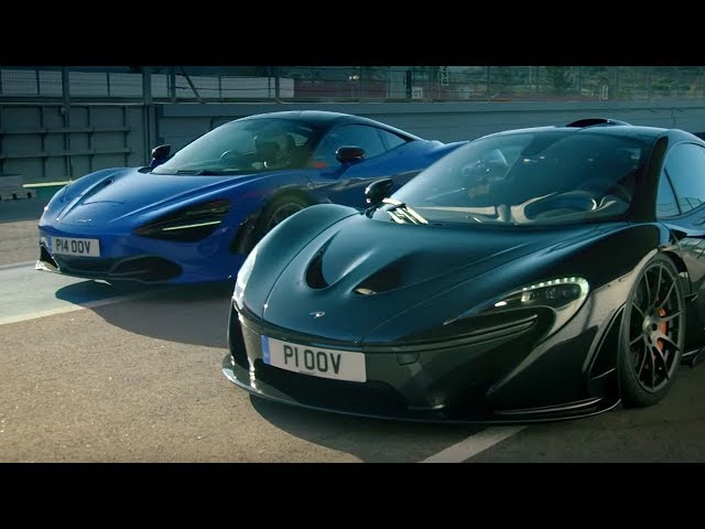 McLaren 720S vs McLaren P1 | Top Gear: Series 25 | BBC