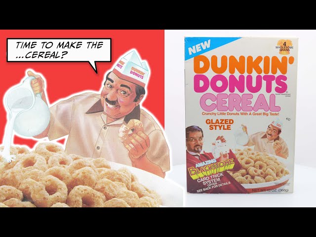 How Fast Food Brands Ended Up in Our Cereal Bowls: A History of Dunkin' Donuts Cereal