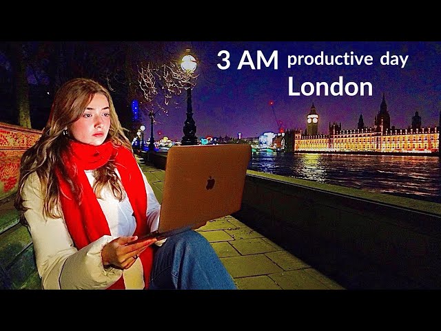 3AM Study Vlog | Productive day in London