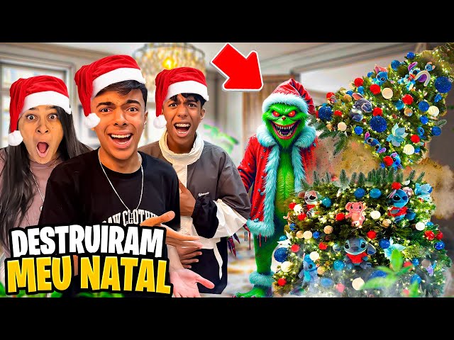 TIREI O GRINCH DA DARK WEB NO INIMIGO OCULTO DE NATAL!😰 *vai estragar tudo!!