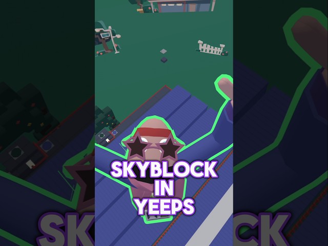 I did the SkyBlock in Yeeps Challenge #yeeps #mystery #gtag #gorillatag #viral #popular #fyp