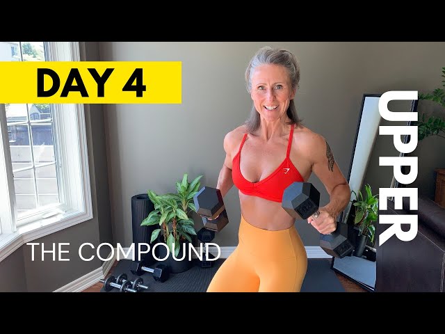 DAY 4 Dumbbell Workout UPPER BODY 30min at home