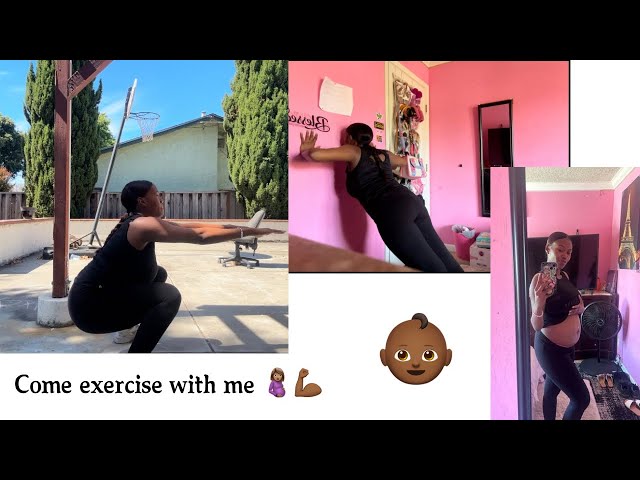 Come workout with me // Pregnant edition 🤰🏽🩷