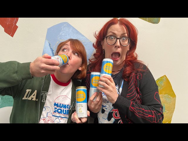 Drinking Every High Noon Flavor w/ Emily Fleming - Canned Cocktail Taste Test (Unedited) | Sporked