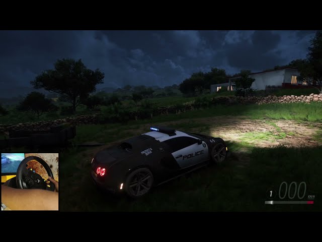 1600 BHP Bugatti Veyron super sport Police car - Forza Horizon 5 || Thrustmaster TMX