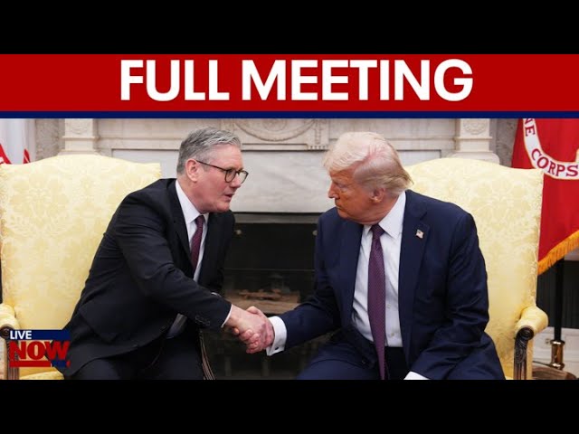 FULL: President Trump meets with British PM Starmer