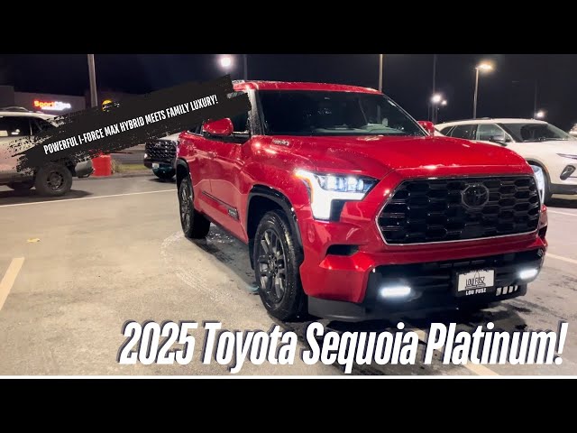 2025 Toyota Sequoia Platinum: Luxury, Power & Family-First Design!