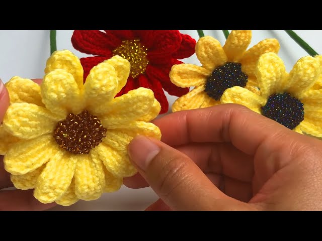 How to Crochet a Gerbera Flower