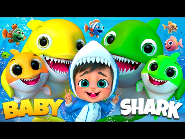 Baby Shark Underwater Swim & Happy Birthday  - Kids Songs #BabyShark #cocomelon #pinkfong