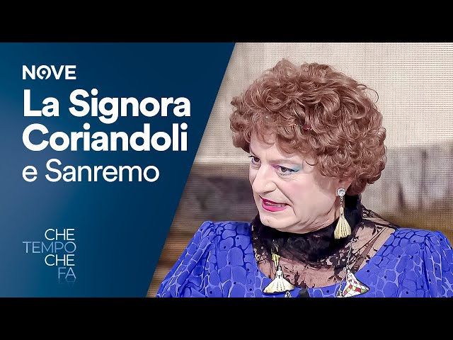 La Signora Coriandoli e Sanremo | Che tempo che fa