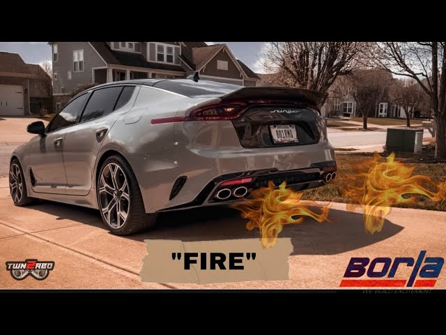 GT2 KIA STINGER gets Borla Exhaust Installed