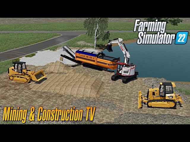 FS22 TCBO MCE 🚧 Day #9 Produce Riversand 🚧 Farming Simulator 22 Mods