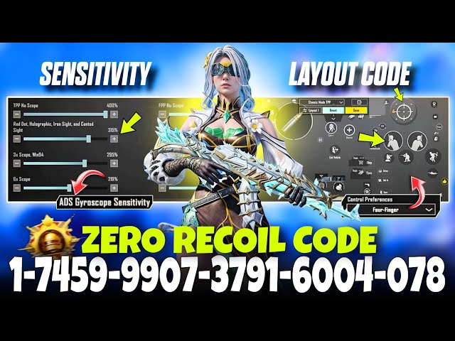 2025 Zero Recoil Best Sensitivity Settings 3.6 UPDATE 🔥 New All Devices Non Gyroscope & Gyroscope ✅