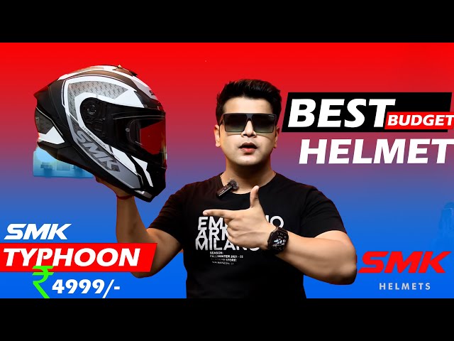 Newely Launched SMK Typhoon Helmet with New Features😍 Best Helmet Under 5000? Better Than Axor Apex?