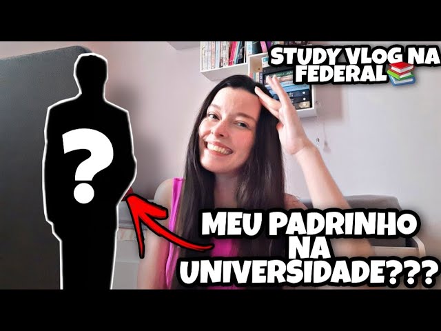 STUDY VLOG NA FEDERAL l Aulas EAD na Universidade e Apadrinhamento!!!