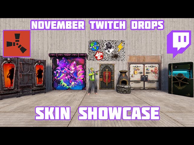 Rust November 2024 Twitch Drops! (Skins Showcase)