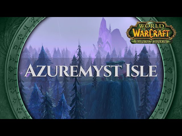 Azuremyst Isle - Music & Rain Ambience | World of Warcraft The Burning Crusade