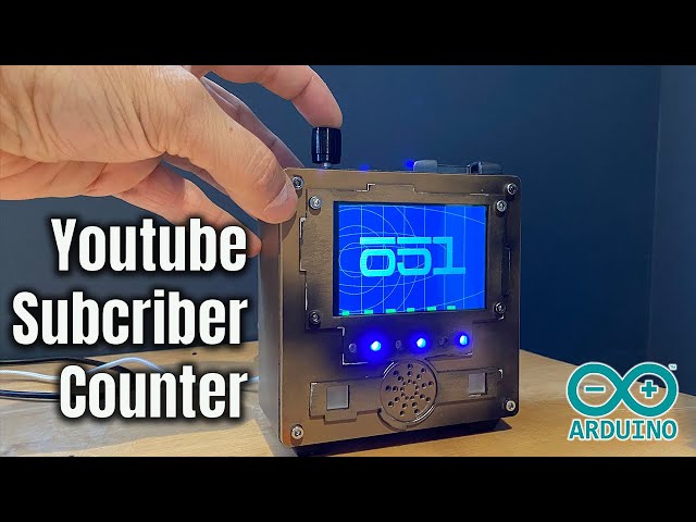 DIY  YouTube Live Subscriber Counter powered by ESP32