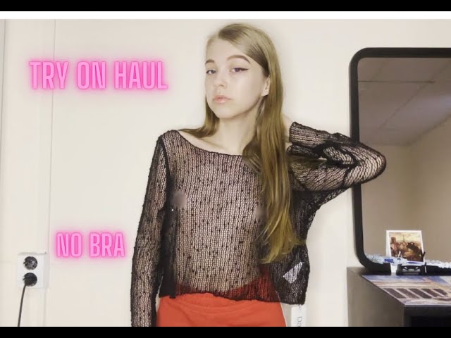 Summer Blouses Try On  See Through Try On Haul