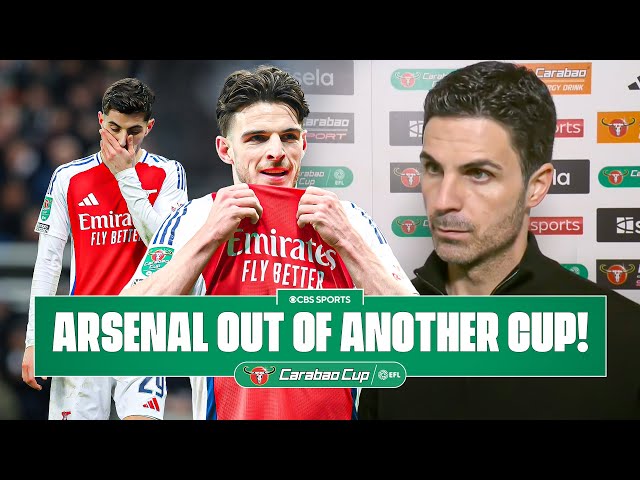 "I suffer for the boys" Mikel Arteta speaks after Arsenal DUMPED out of cup! | Carabao Cup