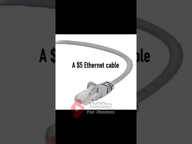 A $500 Wireless Router vs A $5 Ethernet Cable #memes #funny #shorts