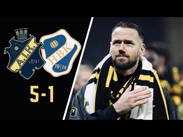 MATCHFILMEN: AIK - Halmstads BK | Allsvenskan 2024 Omgång 30