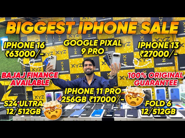 Biggest iPhone Sale Ever 🔥| Cheapest iPhone Market | Second Hand Mobile | iPhone15 Pro iPhone 16